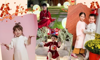Nhóc tì nhà sao Việt lên đồ đón Tết: Pam nhận "bão haha", Lisa - Leon siêu cưng