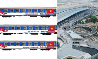 Đoàn tàu Thống nhất, nhà ga máy bay mới đồng loạt khánh thành vào ngày 30/4