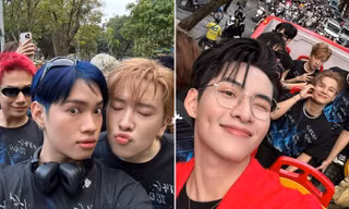 Fan Hà Nội đón dàn "Say Hi": Phụ huynh "đu idol" hộ con gái, đường phố chật kín