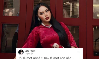 Sofia gây hoang mang với dòng trạng thái "Tôi là một nghệ sĩ hay là một con gà"