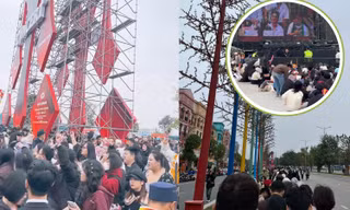 Concert ATVNCG D-2: Khán giả xếp hàng dài vào cổng, fan khoe thành quả "bám rào"