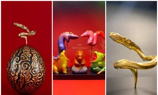 Tượng "Năm Con Rồng" gây sốt mạng xã hội với loạt biểu cảm vừa quen vừa lạ