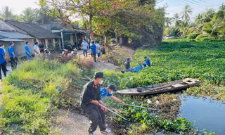 Tuổi trẻ Hà Nội, Trà Vinh sôi nổi tham gia các hoạt động vệ sinh môi trường