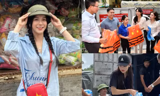 Các nghệ sĩ tích cực chuẩn bị nhu yếu phẩm, lên đường cứu trợ đồng bào miền Bắc