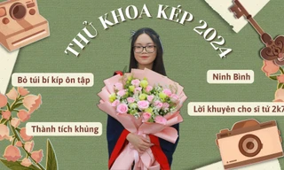 Bí kíp của thủ khoa kép năm 2024: Không "chạy nước rút", học cẩn thận từng môn