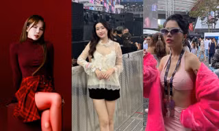 Dàn sao Việt "đổ bộ" check-in The Eras Tour, Thiều Bảo Trâm chỉ cách idol vài mét