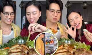 Cách vợ chồng Ngô Thanh Vân "giải cứu" đồ ăn ngày Tết, vừa dễ làm vừa ngon