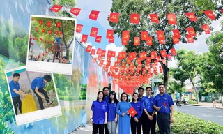 Đoàn viên thanh niên tích cực tham gia hoạt động mừng 50 năm Giải phóng miền Nam