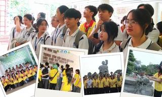 Sinh viên ĐH Mở TP.HCM "về nguồn" trong ngày truyền thống Học sinh - Sinh viên
