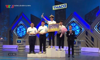 Vượt chướng ngại vật không gợi ý, nam sinh Khánh Hòa giành vòng nguyệt quế Olympia