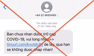 Tin nhắn mạo danh cơ quan BHXH với mục đích lừa đảo.