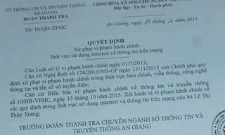Thanh tra Sở: 'Họ xúc phạm, không phải nói xấu Chủ tịch tỉnh'
