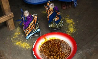 Các Hohovi đang chuẩn bị bữa ăn trưa.