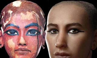 Phác họa chân dung vua Tutankhamun. Ảnh: Live Science.