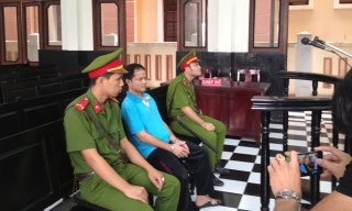 Bị cáo Võ Văn Minh trong phòng xét xử.