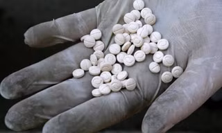 Lượng amphetamine bị cơ quan chức năng Thổ Nhĩ Kỳ thu giữ trong một lần kiểm tra.
