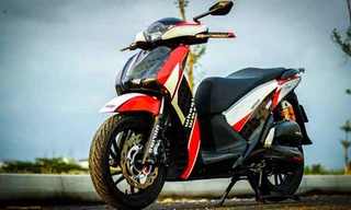 Honda SH là dòng xe tay ga cao cấp bán khá tại Việt Nam, vì vậy xe nguyên bản không gây được sự chú ý trên đường. 