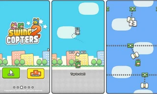Swing Copters 2 vẫn trung thành với đồ họa và cách chơi đơn giản.
