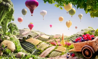 Lạc vào xứ sở... rau, củ, quả
