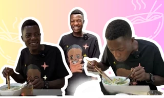 Lindo khiến netizen thích thú với loạt biểu cảm khi lần đầu thưởng thức phở Việt