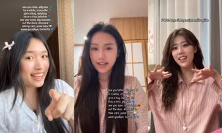 Trend "See You Later, Alligator": Doãn Hải My, Chang Mie quá đỗi ngọt ngào
