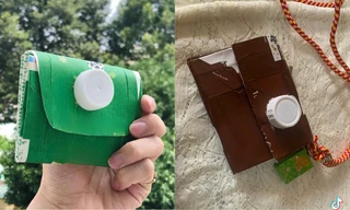 Giới trẻ "bắt trend" làm ví tiền từ vỏ hộp sữa: Vừa dễ làm lại không đụng hàng