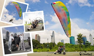 Gen Z Sài thành hào hứng rủ nhau tái hiện "Hạ Cánh Nơi Anh" phiên bản dù lượn