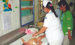 Trẻ bị tai nạn thương tích, đuối nước được điều trị tích cực tại khoa cấp cứu BV Nhi đồng 1 TPHCM. Ảnh: LN