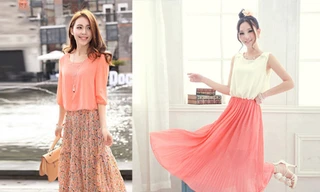 Thướt tha cùng váy maxi