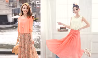 Thướt tha cùng váy maxi