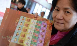 Ma Cao phát hành tem thư hình con rắn nhân dịp đầu năm