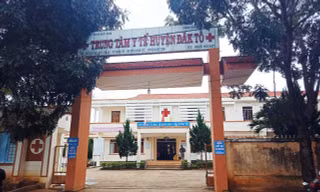  Trung tâm Y tế huyện Đăk Tô nơi xảy ra vụ việc 