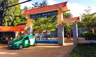 Trường Tiểu học Đinh Bộ Lĩnh nơi cô Hoa Anh được điều về dạy