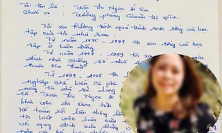 Bản tường trình đầy lỗi chính tả của nữ thạc sỹ trưởng phòng Quản trị 