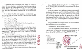 Văn bản xử phạt hành chính của UBND tỉnh Đắk Nông