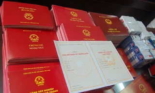 Sổ học tập của ông Trương Công Thái