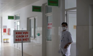 Khu vực điều trị cách ly tại Bệnh viện Đa khoa vùng Tây Nguyên