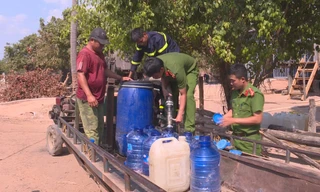 Công an tỉnh Đắk Lắk cung cấp nước sạch cho người dân vùng biên giới huyện Ea Súp