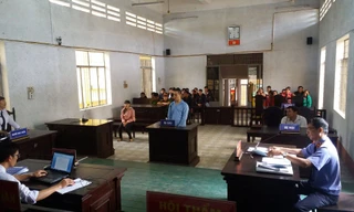 Bị cáo Toại tại phiên xét xét xử sơ thẩm 