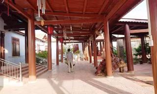Nhà gỗ của ông Trần Ngọc Quang