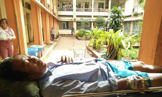 Ông Bình đang được điều trị tại Bệnh viện Đa khoa tỉnh Đắk Lắk.