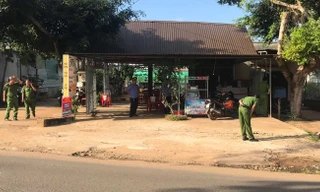 Hiện trường nơi xảy ra vụ nổ súng