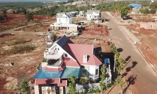Biệt thự mọc trên đất nông nghiệp tại dự án của Cty Nam Sơn, phường Tân Lợi, TP Buôn Ma Thuột