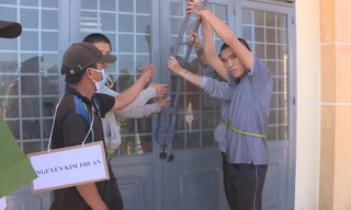 Thực nghiệm vụ nhóm đối tượng đột nhập trụ sở xã lấy trộm 400 triệu