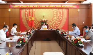 Toàn cảnh cuộc họp của ban Thường vụ Tỉnh ủy Đắk Lắk