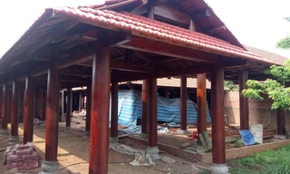 Một góc nhà của ông Nguyễn Văn Quyến 