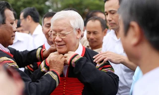 Tổng Bí thư, Chủ tịch nước Nguyễn Phú Trọng dự Ngày hội Đại hội đoàn kết tại xã Dur Kmăl