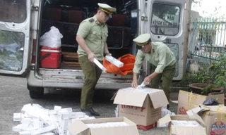 2.500 gói thuốc lá lậu vừa bị bắt giữ