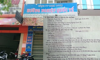 Trụ sở của Cty Hướng Nghiệp và hợp đồng lo việc giá 150 triệu