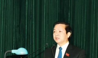 Ông Phạm Quang Ngọc được bầu làm Chủ tịch UBND tỉnh Ninh Bình - Ảnh: Hoàng Long